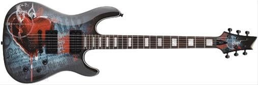 CORT KX5TFBK ELEKTRO GİTAR KATANA,TF DESENLİ SİYAH