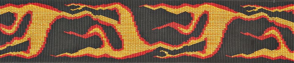 PLANETWAVES 50PLA01 GİTAR ASKISI, 50MM, LOCK-FLAMES