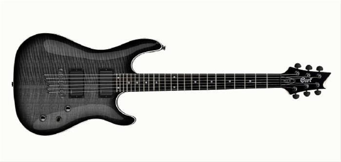 CORT KX5DXTCG ELEKTRO GİTAR KATANA, TRANS DESENLİ GRİ