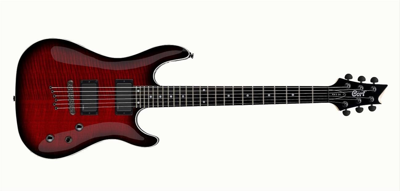 CORT KX5DXBCS ELEKTRO GİTAR KATANA, VİŞNE ÇÜRÜĞÜ SUNBURST