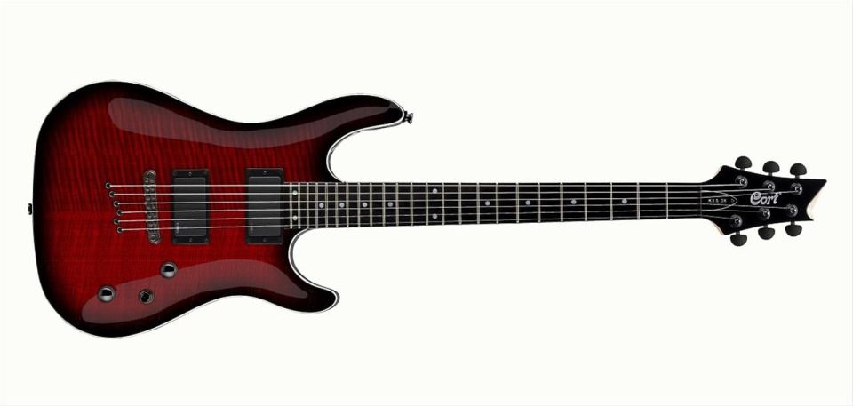 CORT KX5DXBCS ELEKTRO GİTAR KATANA, VİŞNE ÇÜRÜĞÜ SUNBURST