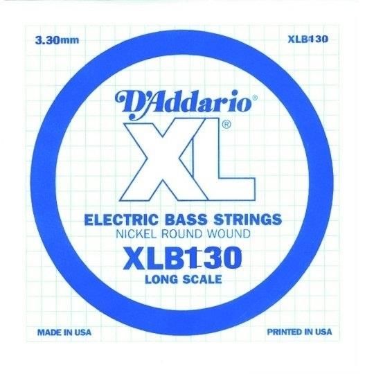 DADDARIO XLB130 BASS TEK TEL, B-(Sİ), XL NICKEL WOUND, 0.130