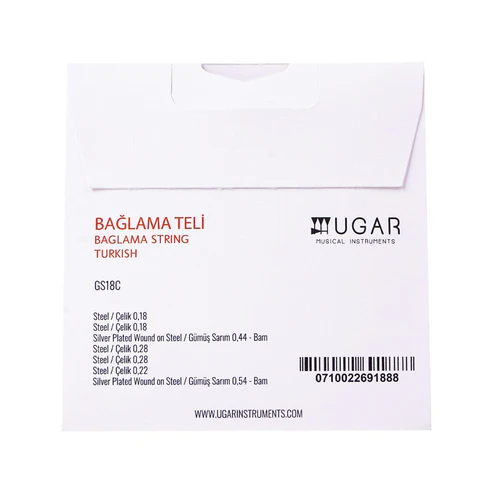 Ugar Kısa Sap Bağlama Teli 0.18