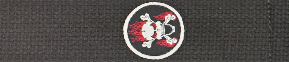 PLANETWAVES 50CTP03 GİTAR ASKISI, 50MM, COTON PATCH SKULL