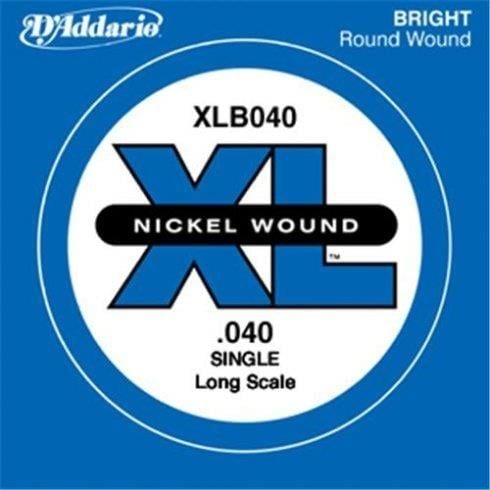 DADDARIO XLB040 BASS TEK TEL, G-(SOL), XL NICKEL WOUND, 0.040
