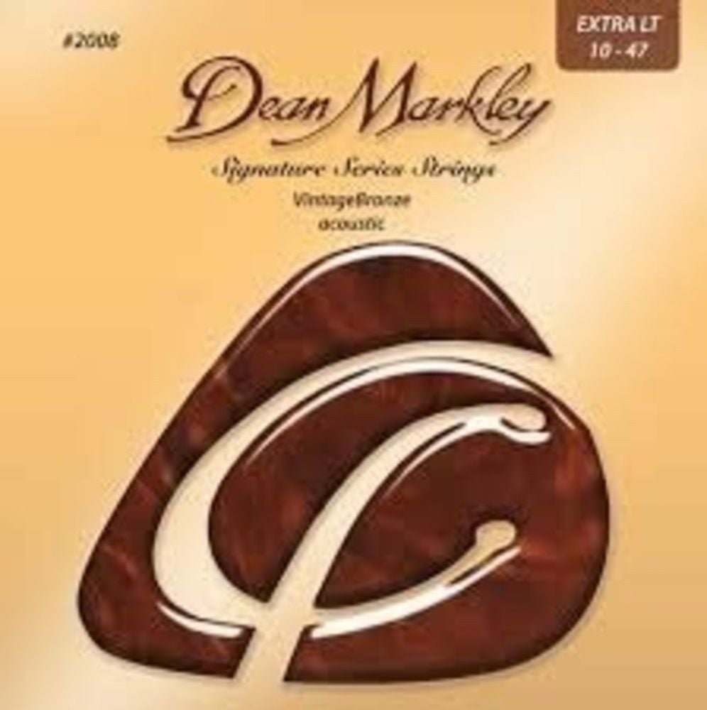 Dean Markley 2008 (10-47) - Bronze Extra Light Akustik Gitar Tel Seti