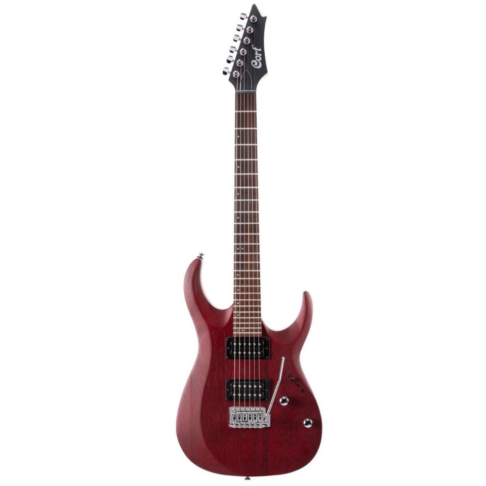 CORT X100 OPBC ELEKTRO GİTAR, OPEN PORE BLACK CHERRY (H-H)