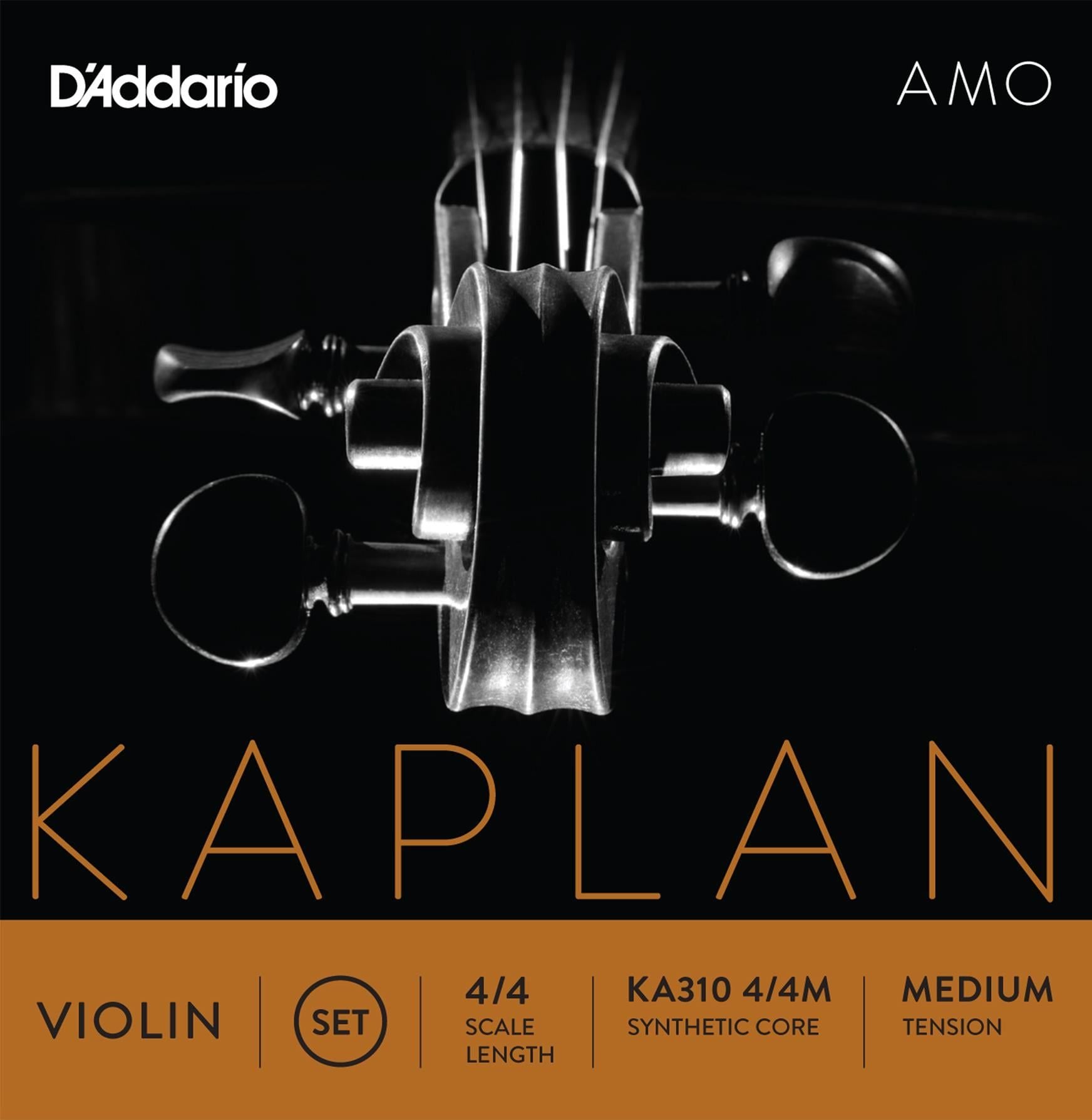 DADDARIO KA310 4/4M KEMAN TEL SETİ, KAPLAN AMO, MEDIUM