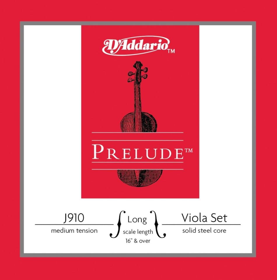 VIOLA TEL SETİ, PRELUDE, LONG SCALE (16'' VE ÜSTÜ )