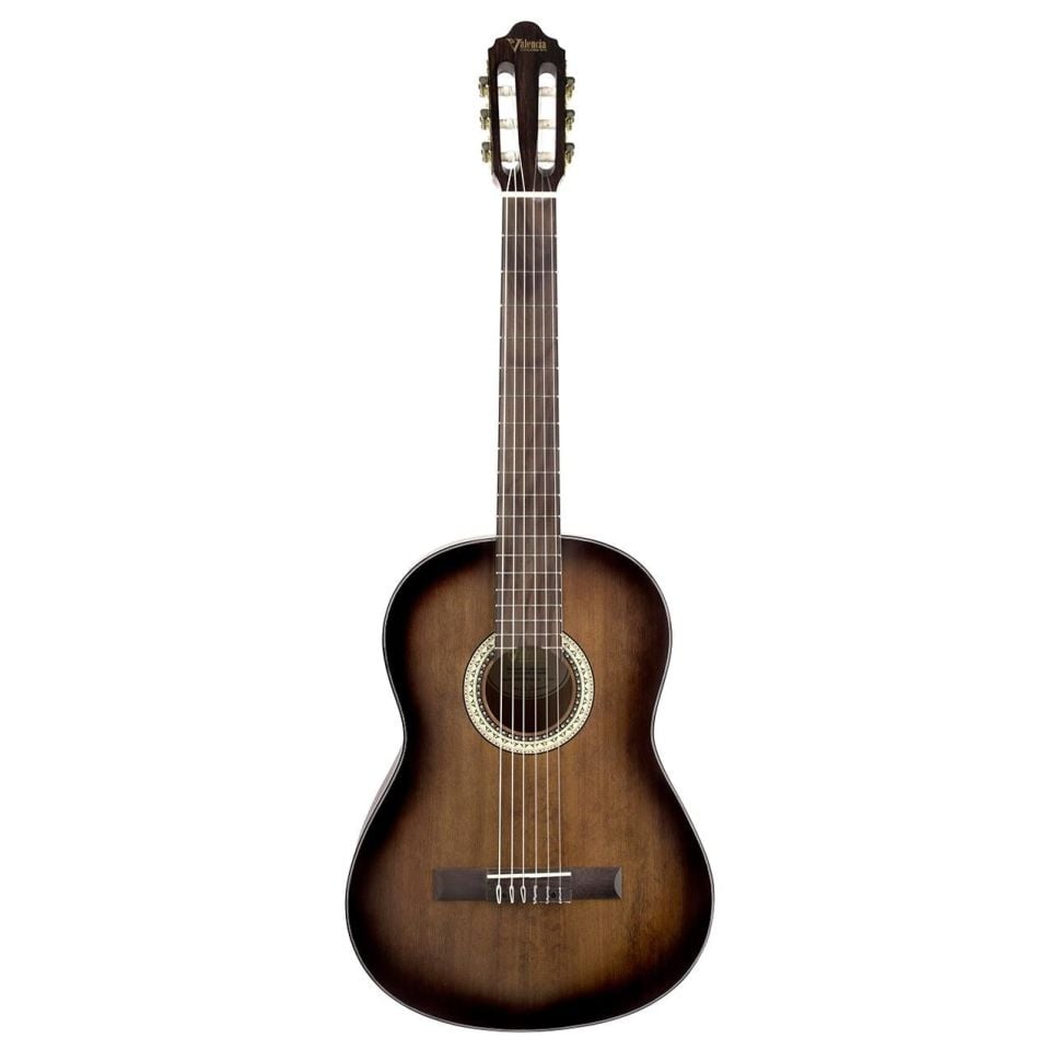 VALENCIA VC404HSB KLASİK GİTAR, 4/4, HISTORIC SUNBURST MAT