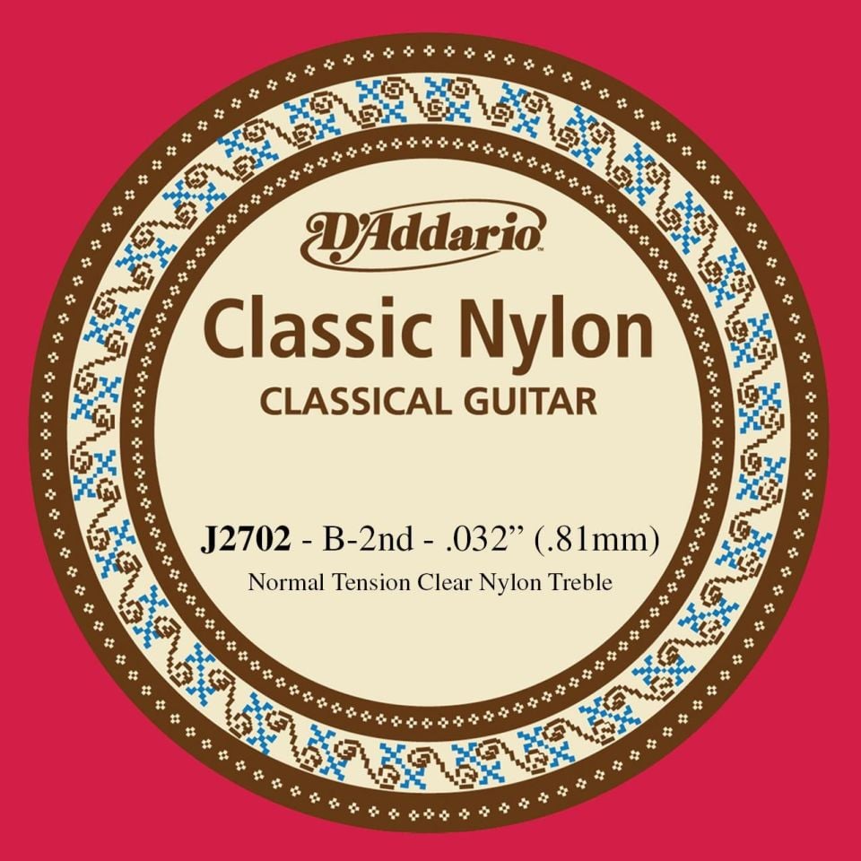 DADDARIO J2702 KLASİK TEK TEL, NAYLON, B-(Sİ), NORMAL