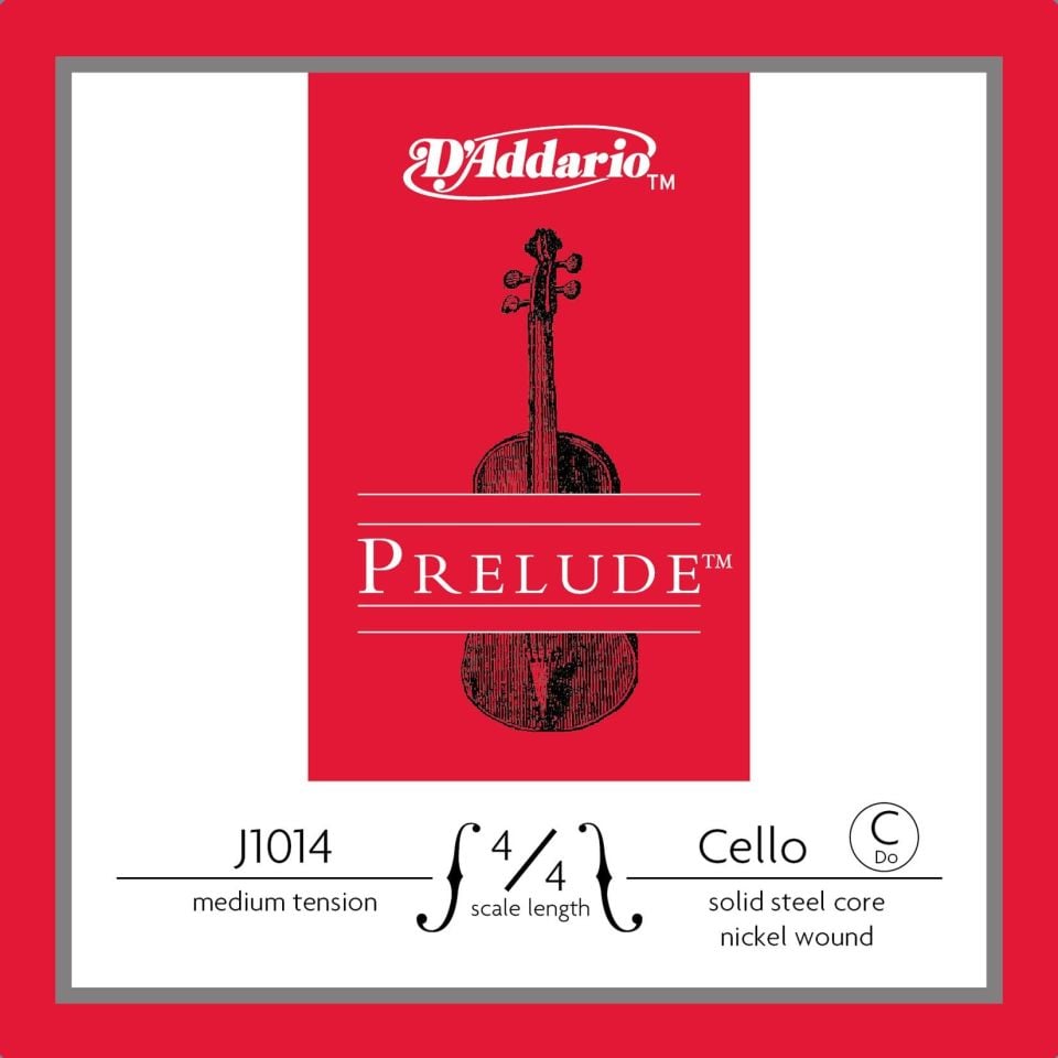 DADDARIO J1014 CELLO TEK TEL, PRELUDE, C-(DO), 4/4, MEDIUM