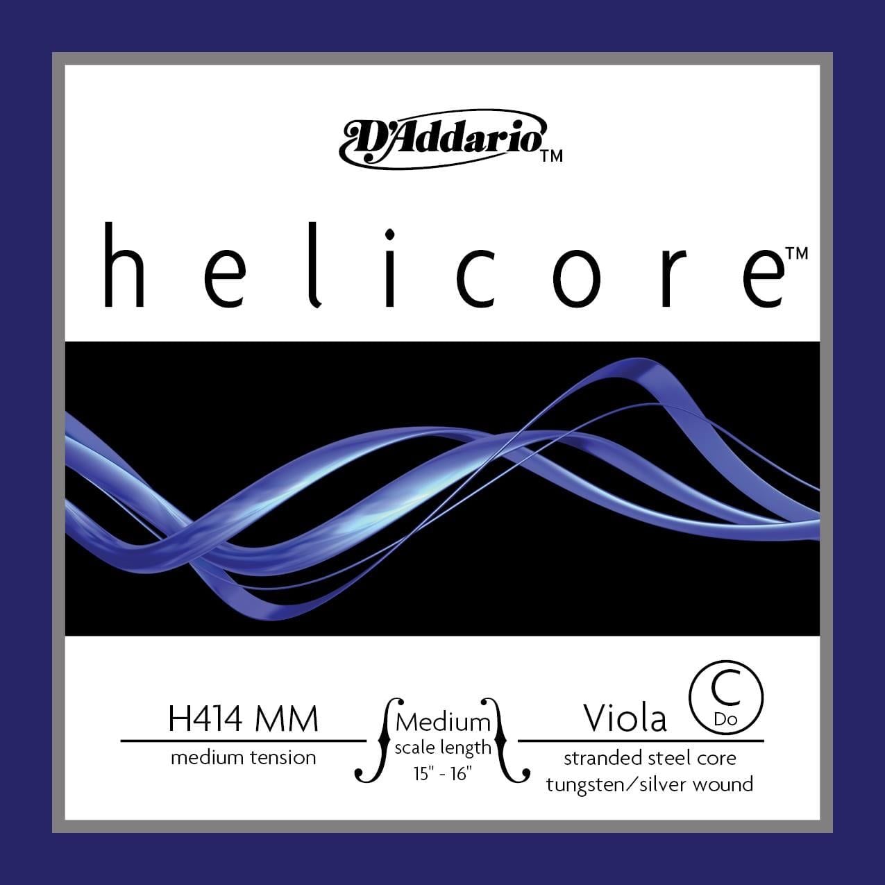 DADDARIO H414MM VİYOLA TEK TEL, HELICORE, C-(DO), MEDIUM