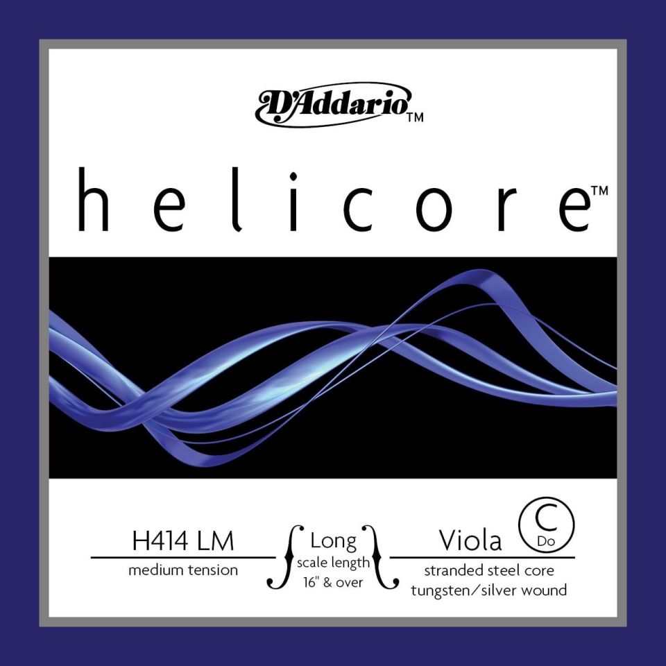 DADDARIO H414LM VİYOLA TEK TEL, HELICORE, (16'' VE ÜSTÜ), C-(DO), MEDIUM