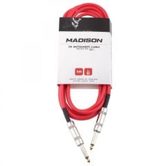 Madison Gitar Kablosu 3 Metre- Kırmızı