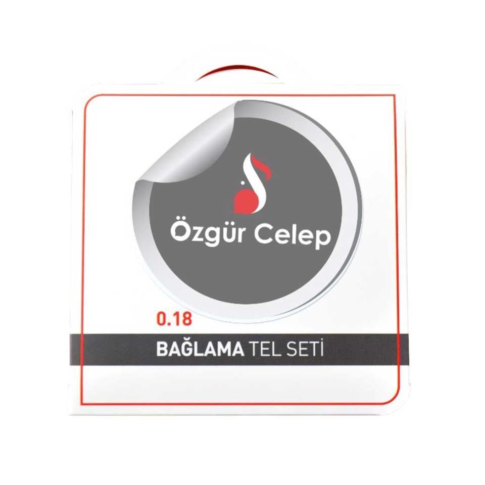 Özgür Celep Bağlama Tel seti 0.18 Kısa (Pyramid)