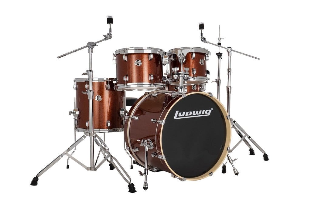 Ludwig Element Evolution LE520024 5 PC 20'' Copper Sparkle Davul Seti