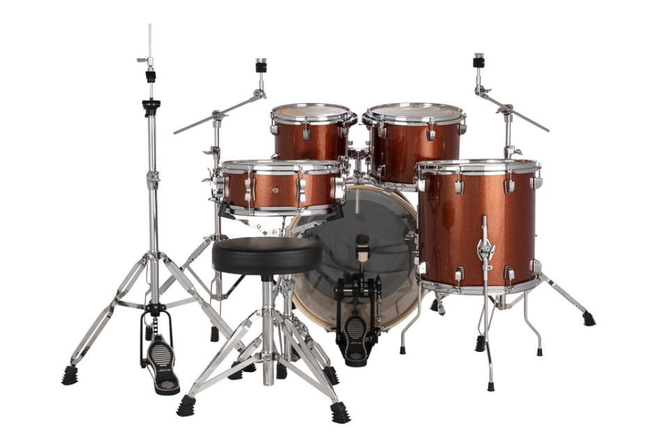 Ludwig Element Evolution LE520024 5 PC 20'' Copper Sparkle Davul Seti