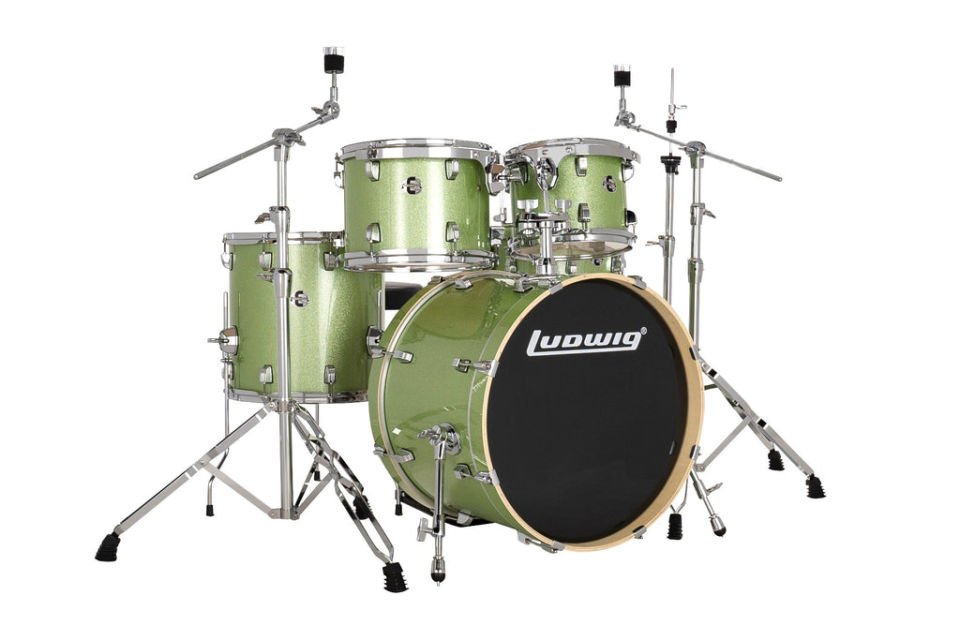 Ludwig  Element Evolution LE520018 5 PC 20'' Mint Sparkle Davul Seti