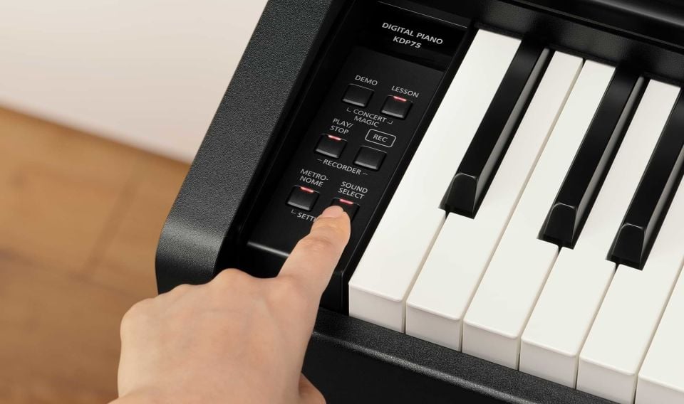 KAWAI KDP75B Siyah Dijital Piyano (Tabure & Kulaklık Hediyeli)