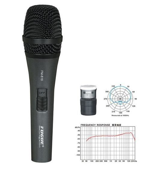 FUGUE MİKROFON KABLOLU DİNAMİK TEK YÖNLÜ 600 OHM