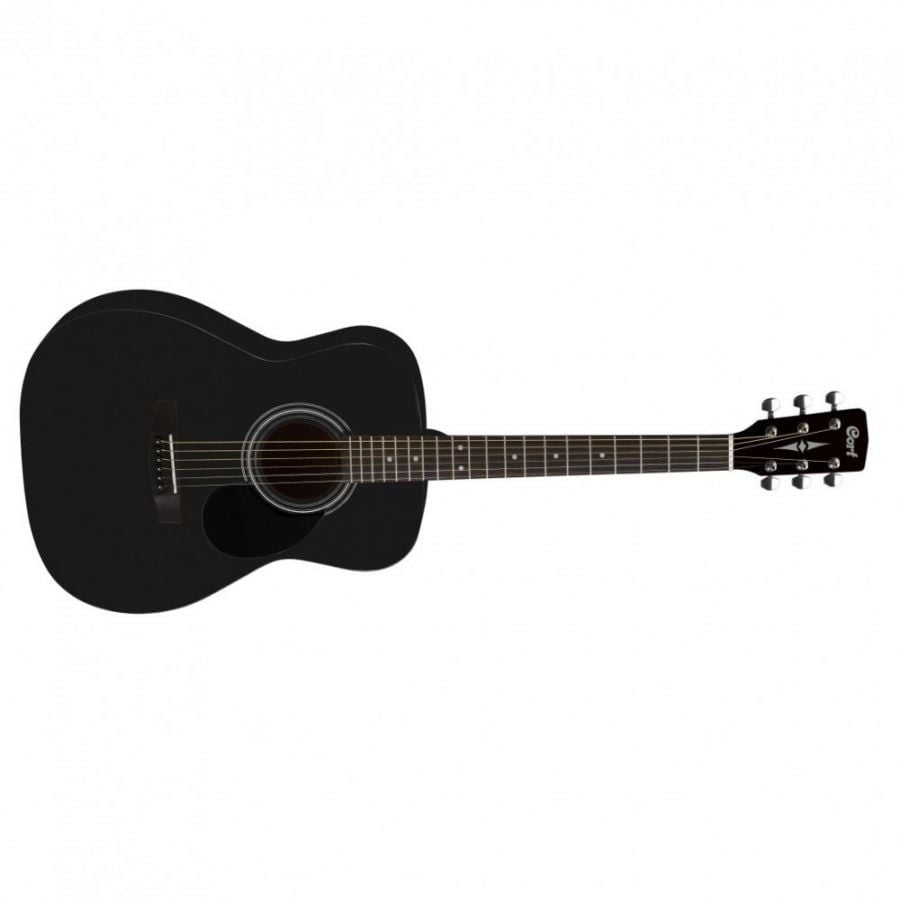 Cort Akustik Gitar Siyah AF510-BKS