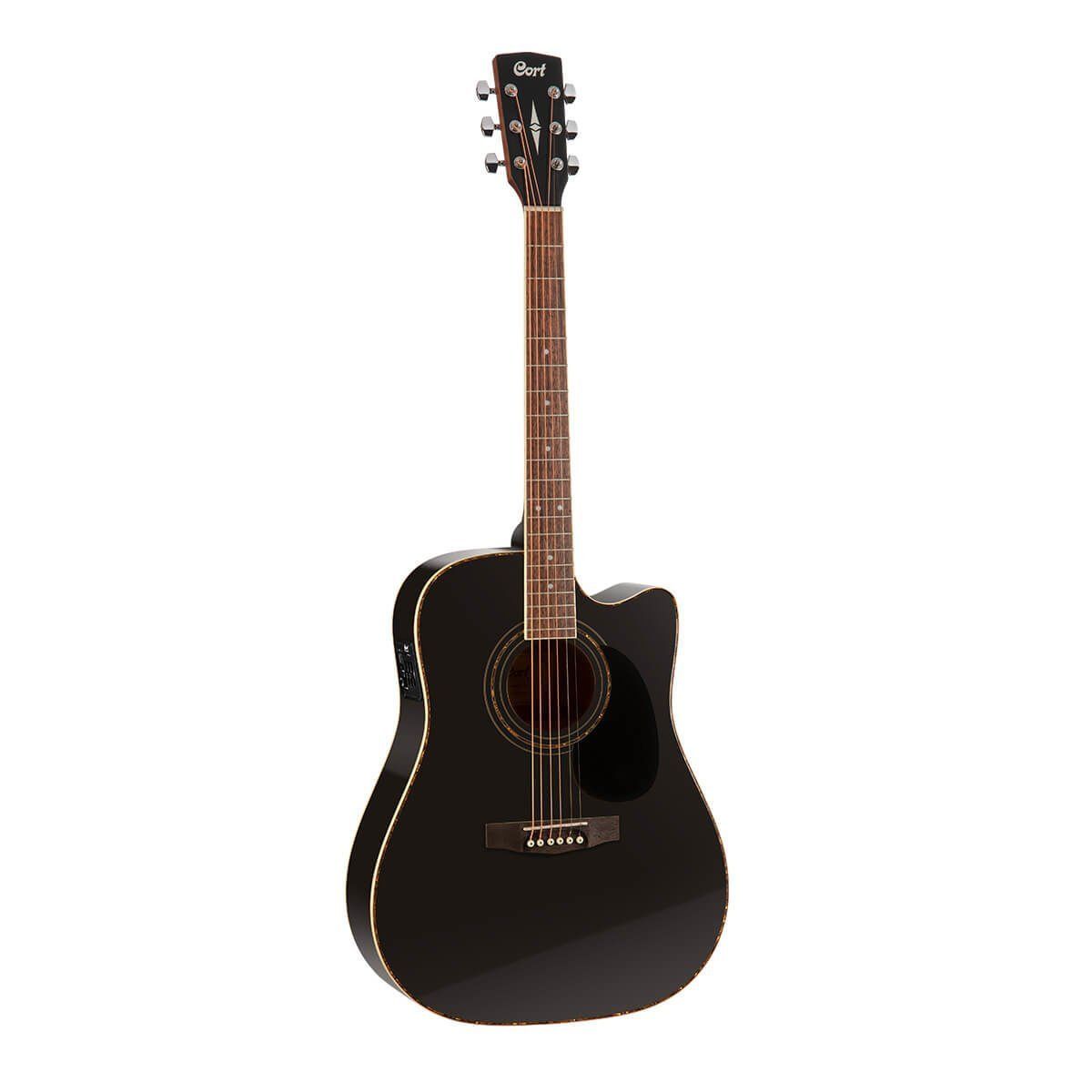 Cort Elektro Akustik Gitar AD880CEBK