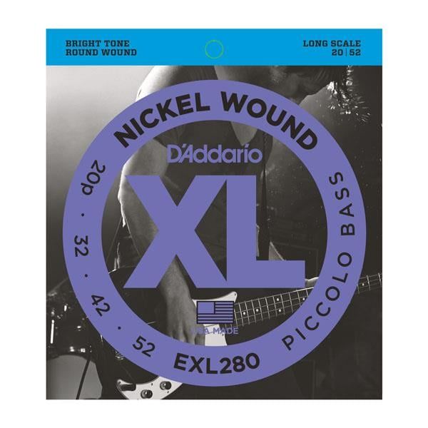 DADDARIO EXL280 BASS GİTAR TEL SETİ, XL, 20-52, LONG SCALE, NICKEL