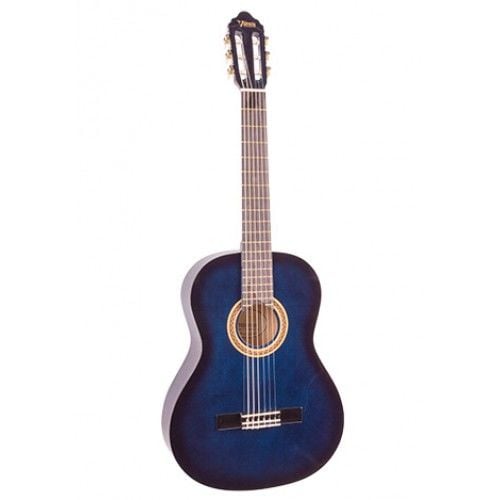 VALENCIA KLASİK GİTAR SAP ÇELİKLİ 3/4 MAVİ SUNBURST
