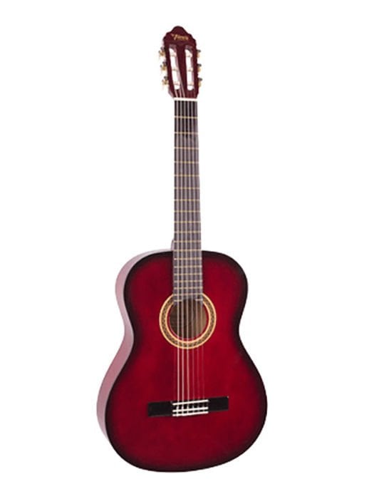 VALENCIA KLASİK GİTAR SAP ÇELİKLİ 3/4 KIRMIZI SUNBURST