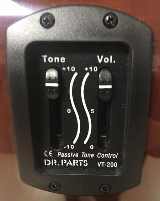 VALENCIA ELEKTRO KLASİK GİTAR SAP ÇELİKLİ 4/4 SİYAH