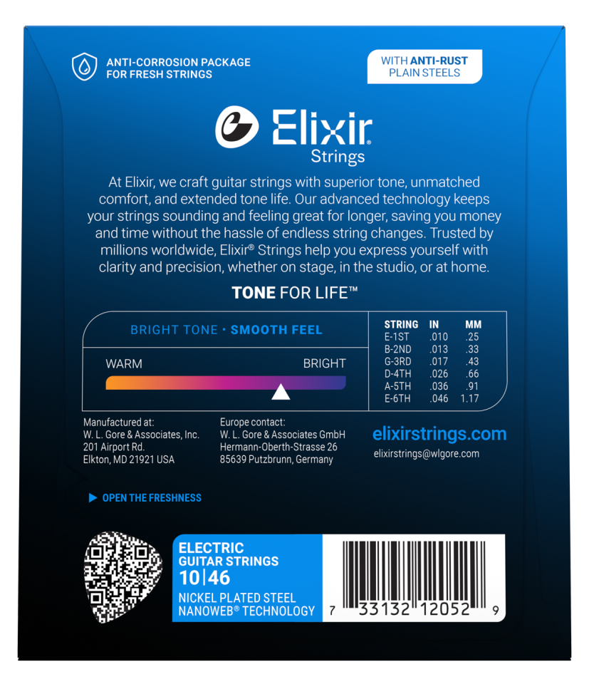 Elixir 010-046 Nanoweb Elektro Gitar Teli (12052)