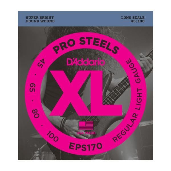 DADDARIO EPS170 BASS GİTAR TEL SETİ, XL, 45-100, LONG SCALE, PROSTEELS
