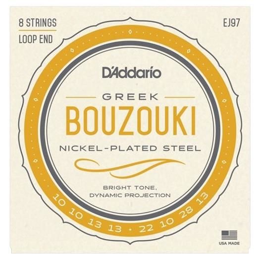 DADDARIO EJ97 BUZUKİ TEL SETİ, 8'Lİ TAKIM, NICKELPLATED STEEL WOUND
