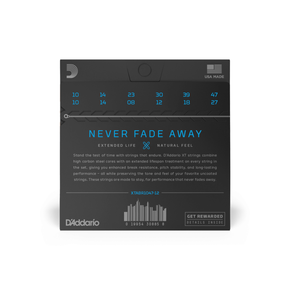 Daddario Akustik Gitar Tel Seti - XTABR1047 (80/20 X-light)