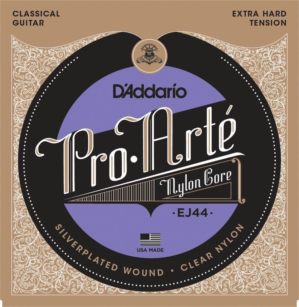 DADDARIO EJ44 KLASİK GİTAR TEL SETİ, SILVERPLATED WOUND, EXTRA HARD TENSION