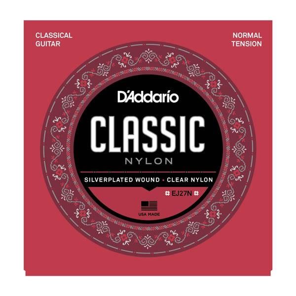 DADDARIO EJ27N KLASİK GİTAR TEL SETİ, 4/4, SILVERPLATED WOUND, NORMAL TENSION