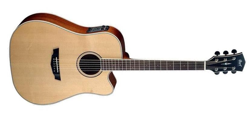 CORT PW360M-NS ELEKTRO AKUSTİK CUTAWAY GİTAR, ÇANTALI, PARKWOOD SERİSİ, FISHMAN EQ