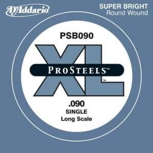 DADDARIO PSB090 BASS TEK TEL, E-(Mİ), PRO STEELS, 0.090
