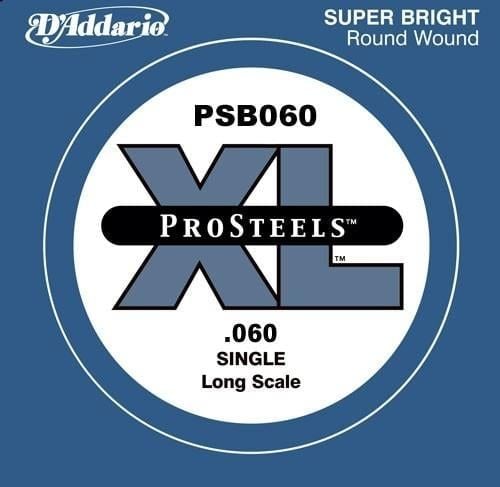 DADDARIO PSB060 BASS TEK TEL, D-(RE), PRO STEELS, 0.060