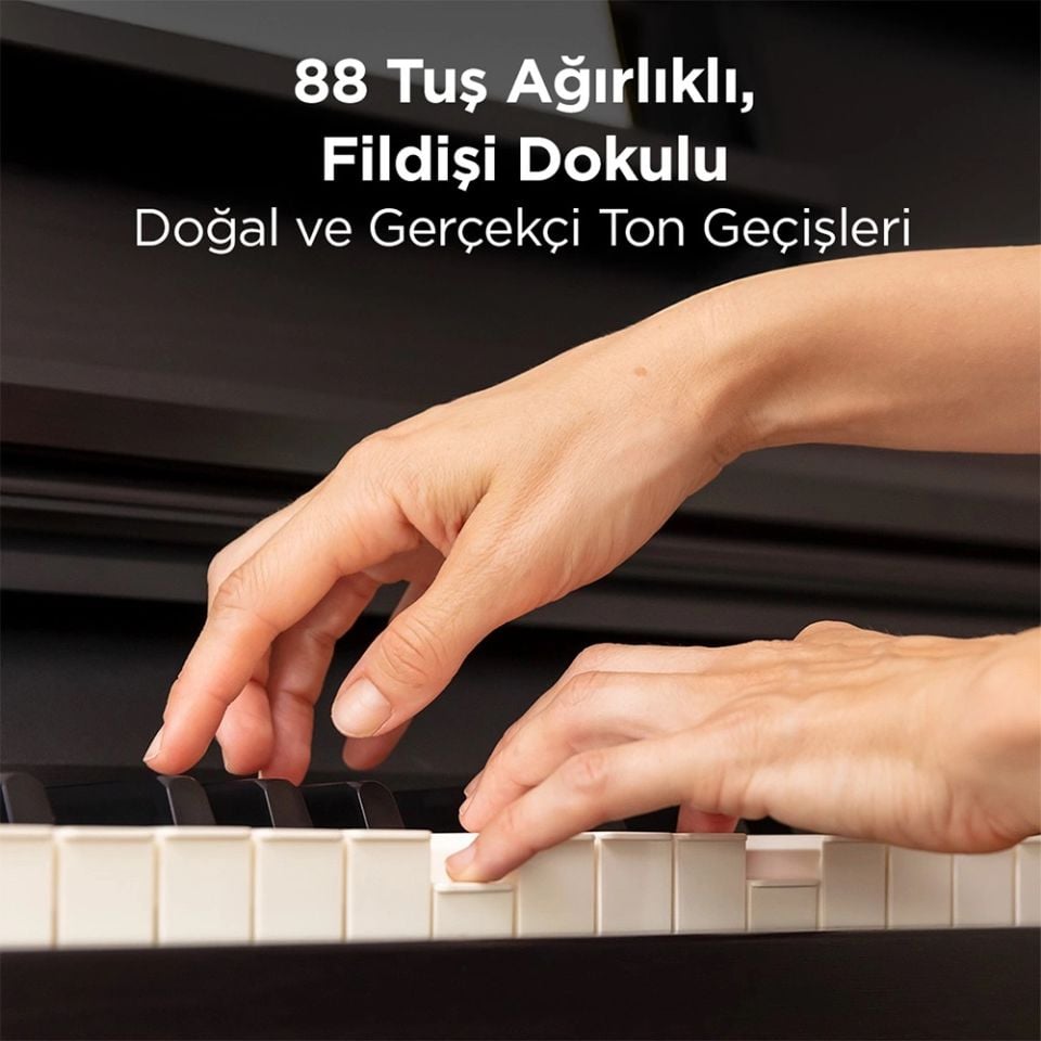 ROLAND RP30-CRL Gülağacı Dijital Duvar Piyanosu - (Tabure & Kulaklık Hediyeli)