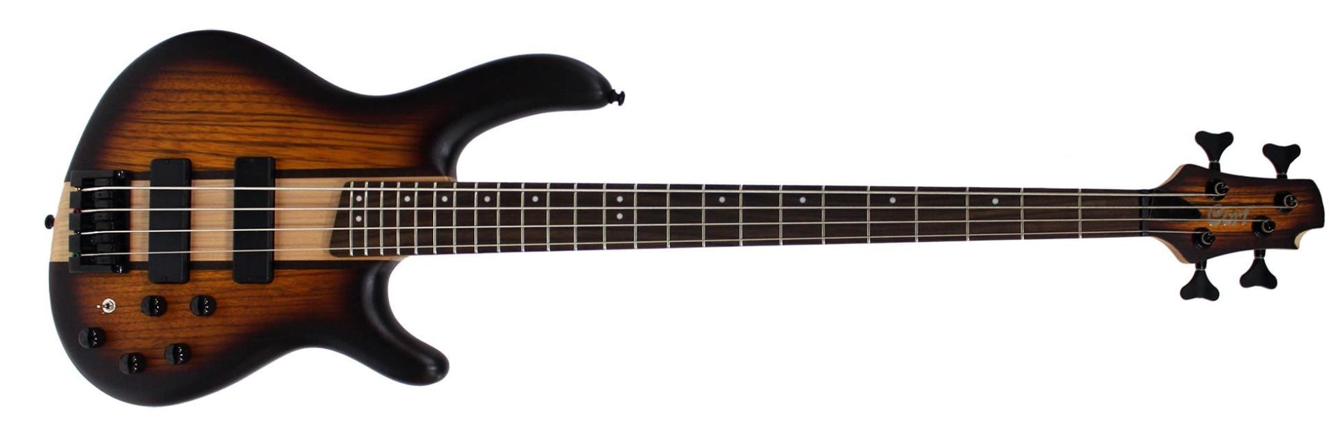 CORT C4PLUS ZBMH OTAB BASS GİTAR, 4 TELLİ, OPEN PORE TABACCO BURST