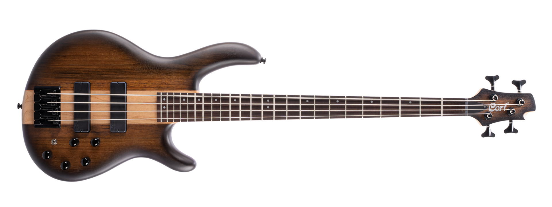 CORT C4PLUS OVMH ABB BASS GİTAR, 4 TELLİ, ANTIQUE BROWN BURST