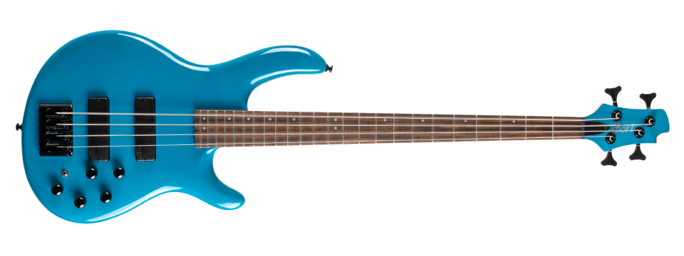 CORT C4 DELUXE CBL BASS GİTAR, 4 TELLİ, ŞEKER MAVİSİ