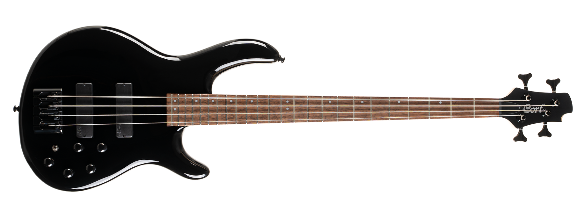 CORT C4 DELUXE BK BASS GİTAR, 4 TELLİ, SİYAH