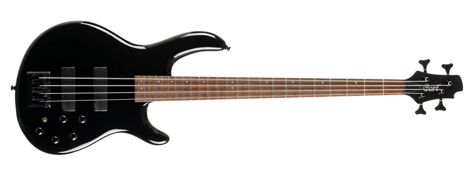 CORT C4 DELUXE BK BASS GİTAR, 4 TELLİ, SİYAH