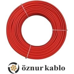 ÖZNUR 6 mm2 DC SOLAR KIRMIZI KABLO 1000 Metre