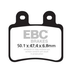 EBC SFAC350 PEUGEOT SATELIS 125/150, GEOPOLIS 250/400, DERBI SENDA CARBON ARKA FREN