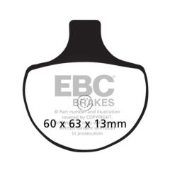 EBC FA094HH HARLEY DAVIDSON FLSTB/FLSTC 00-11 SINTER ÖN FREN BALATASI