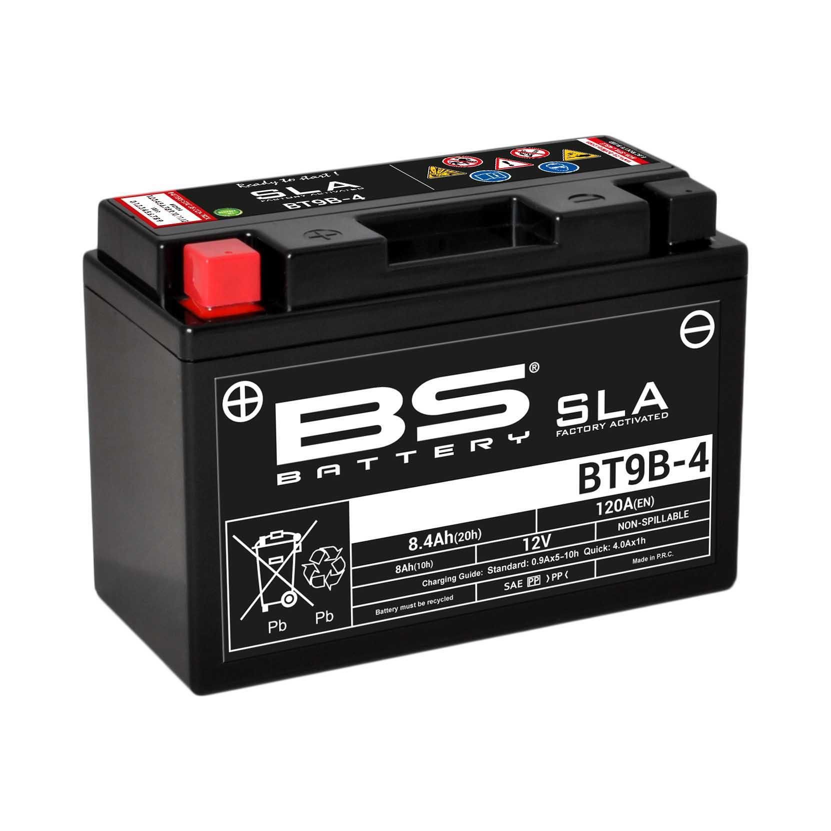 BS BATTERY BT9B-4 (SLA) Motosiklet Aküsü SLA Tipi